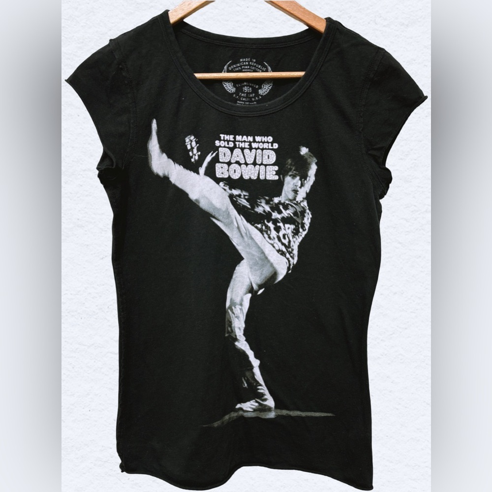 David Bowie Black Graphic Tee